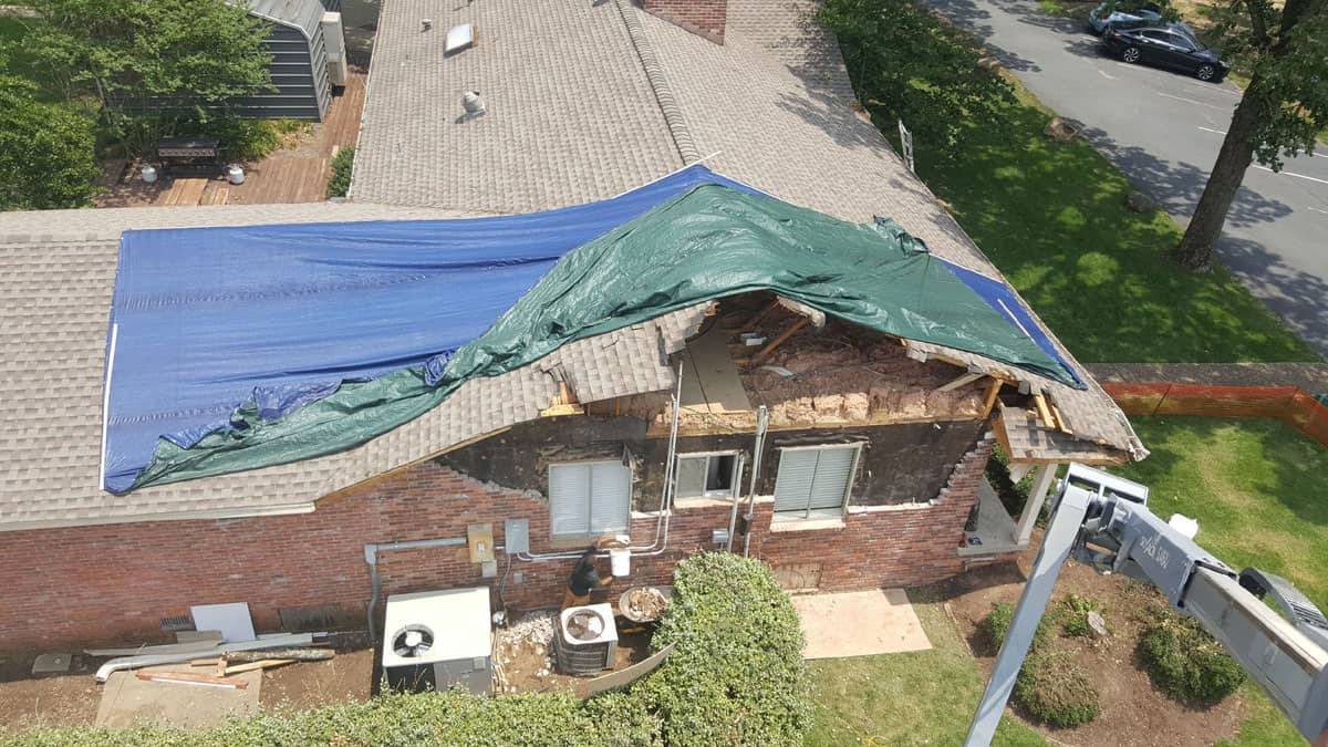 Storm Damage Roof Repair in Birmingham